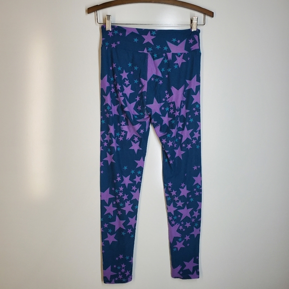 NWT 2 piece LulaRoe Christy T Purple and Navy.  Size XS - Picture 6 of 9